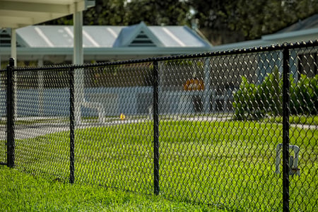 residential chain link fence